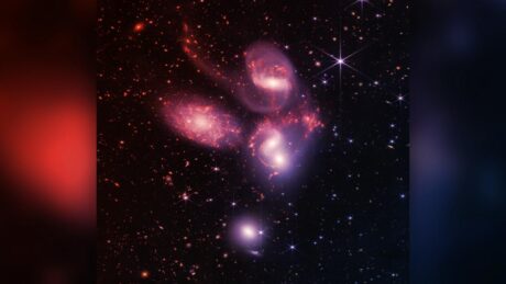 Ritka galaxisütközést fedezett fel a James Webb az univerzumban