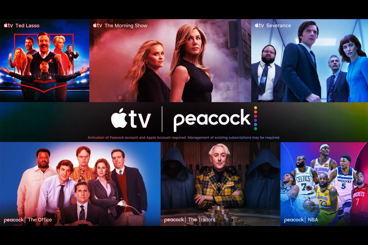 Az Apple TV és a Peacock kedvezményes közös előfizetést kínál