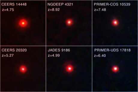 Az apró vörös pöttyök felfedik a galaxisok keletkezésének új titkait