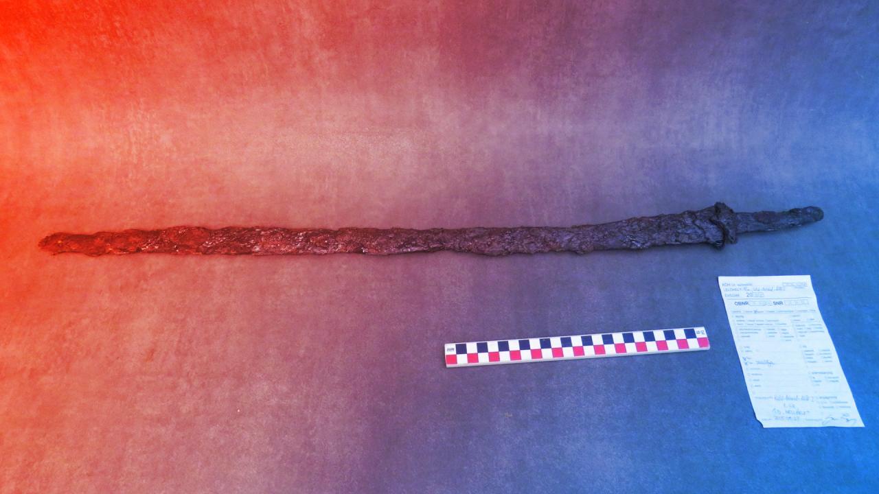 Az avar harcos ritka kardja forog a sírjában