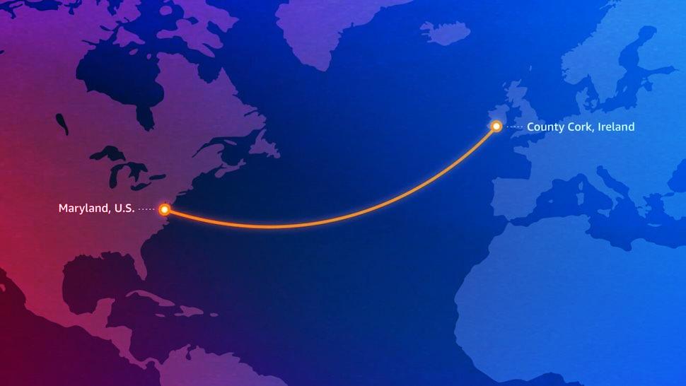 Az AWS új, szupergyors internetkábelt fektet le az Atlanti-óceán alatt